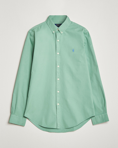 Herre | Casual | Polo Ralph Lauren | Slim Fit Twill Shirt Faded Mint
