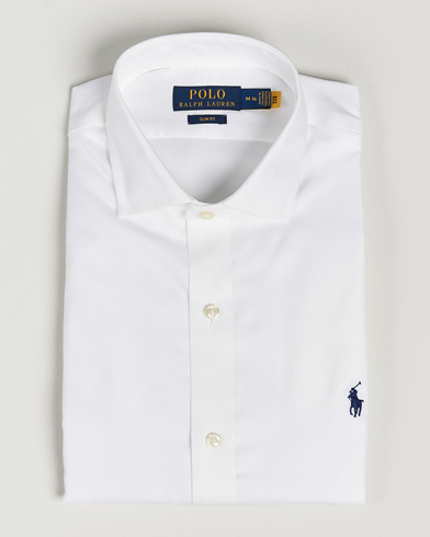 Herre |  | Polo Ralph Lauren | Slim Fit Dress Shirt White