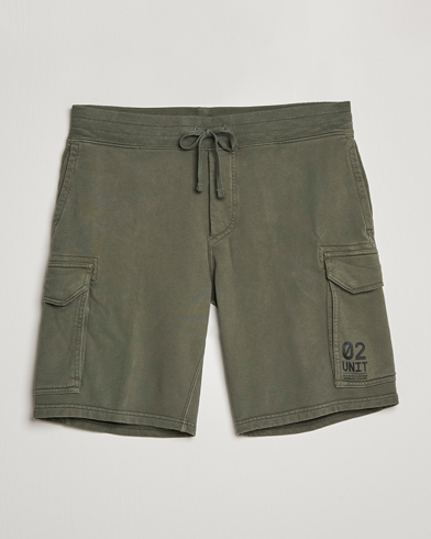 Herre | Cargoshorts | RLX Ralph Lauren | Terry Back Fleece Cargo Shorts Fossil Green