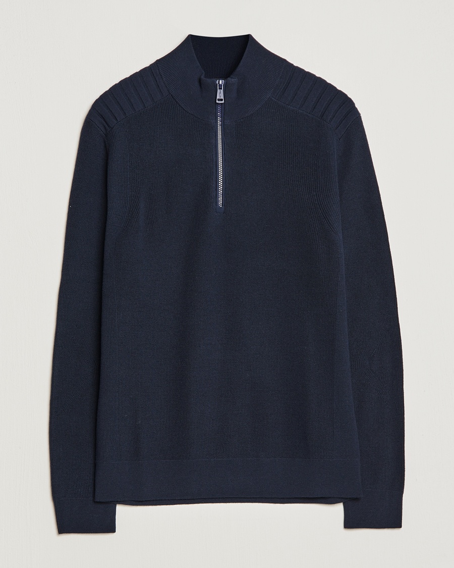 Herre | | RLX Ralph Lauren | Merino Half-Zip Sweater College Navy