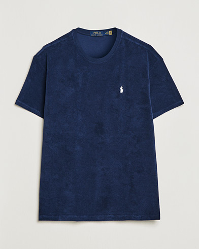 Herre | Kortermede t-shirts | Polo Ralph Lauren | Terry Cotton Tee Newport Navy