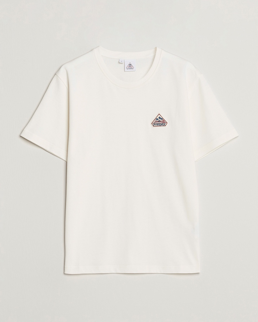 Herre | Pyrenex | Pyrenex | Echo Cotton Logo T-Shirt Milk