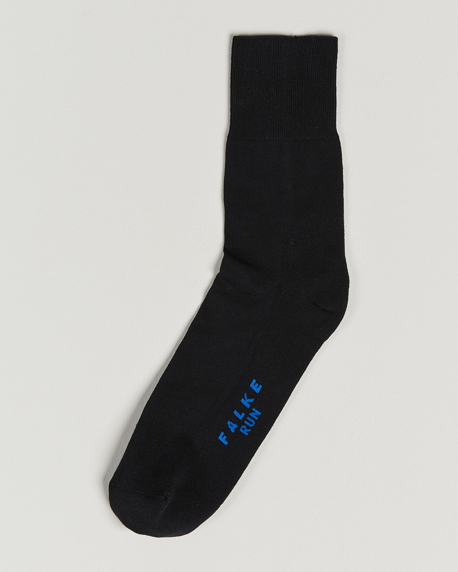 Falke Run Cushioned Sport Sock Black – Svart