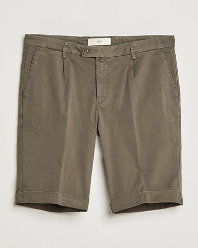 Herre |  | Briglia 1949 | Pleated Cotton Shorts Brown
