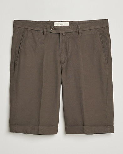 Herre | Italian Department | Briglia 1949 | Linen/Cotton Shorts Brown