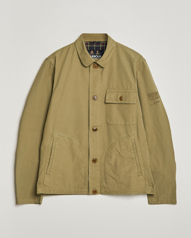 Herre | Klassiske jakker | Barbour International | Steve McQueen Terrance Shirt Jacket Olive