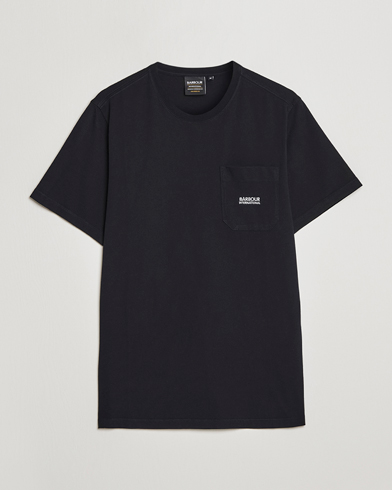 Herre |  | Barbour International | Radok Pocket Crew Neck T-Shirt Black