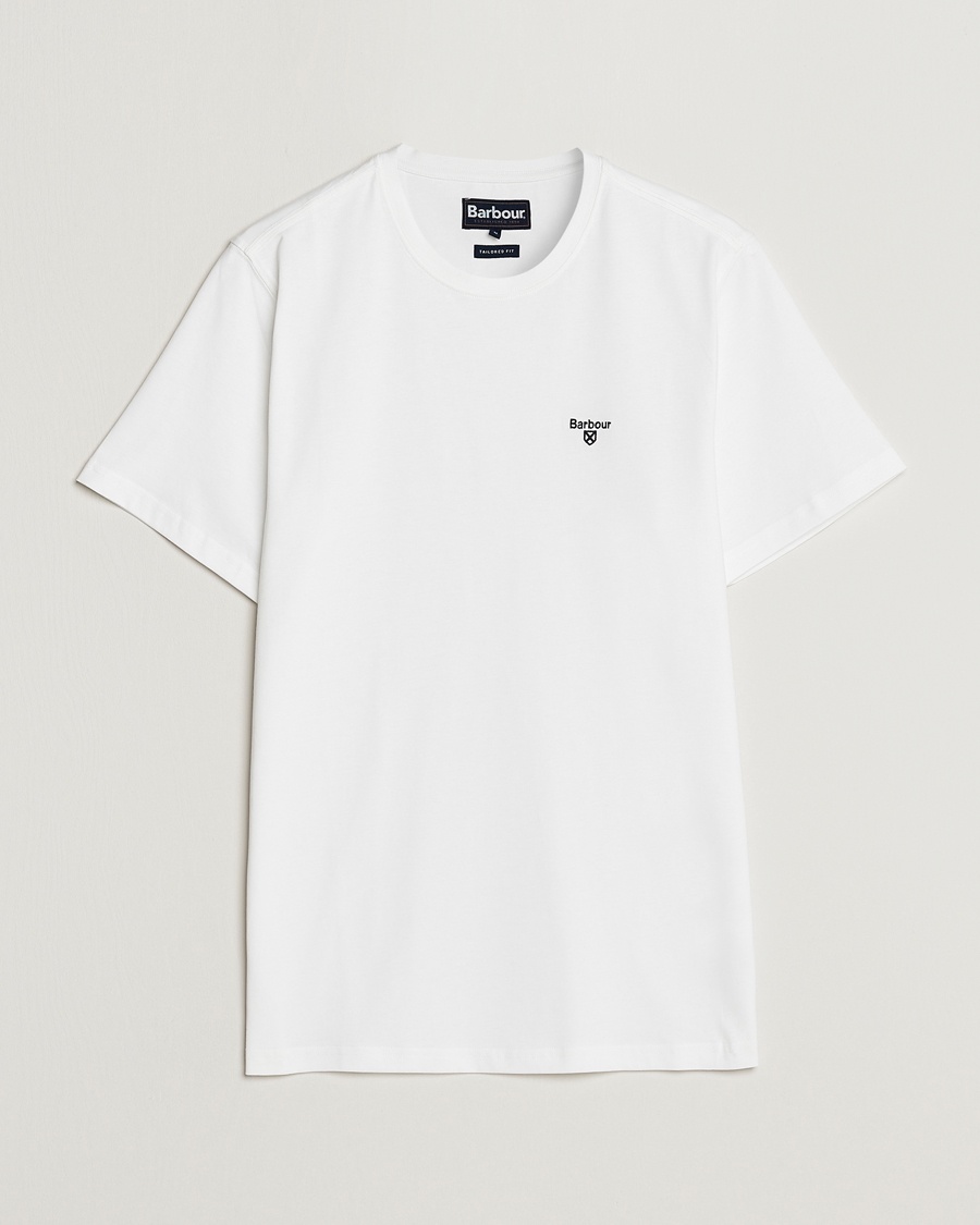 Herre | | Barbour Lifestyle | Sports Crew Neck T-Shirt White