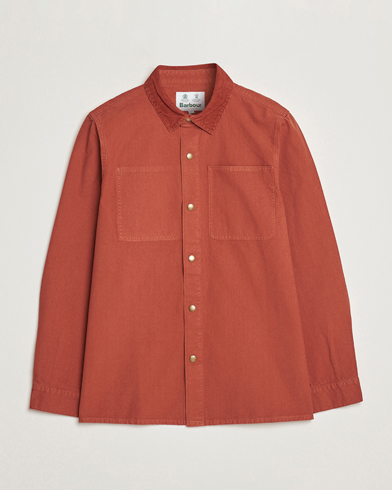 Herre | Barbour White Label | Barbour White Label | Lorenzo Cotton Overshirt Rust