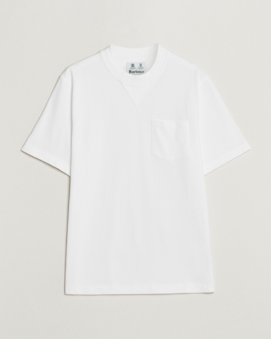 Herre |  | Barbour White Label | Williams Heavy Pocket T-Shirt White