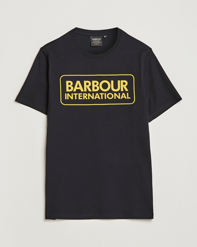 Herre | Barbour International | Barbour International | Large Logo Crew Neck Tee Black