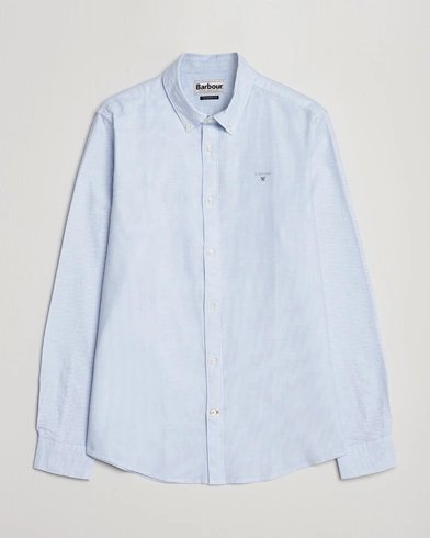 Herre | Casual | Barbour Lifestyle | Tailored Fit Striped Oxford 3 Shirt Blue/White