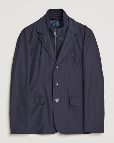 Herre | Dressede jakker | Herno | Nylon Zip Blazer Navy