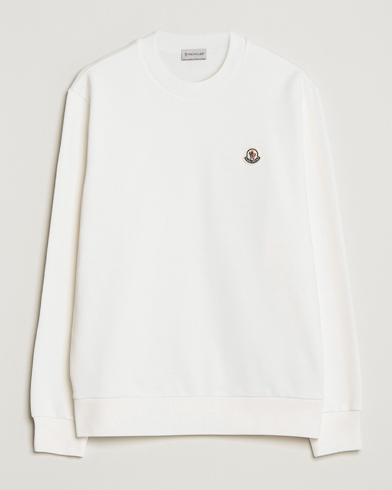 Herre | Luxury Brands | Moncler | Logo Patch Sweatshirt White