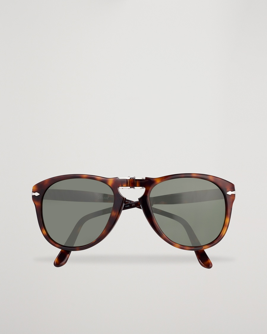 Herre | Buede solbriller | Persol | 0PO0714 Sunglasses Havana/Green