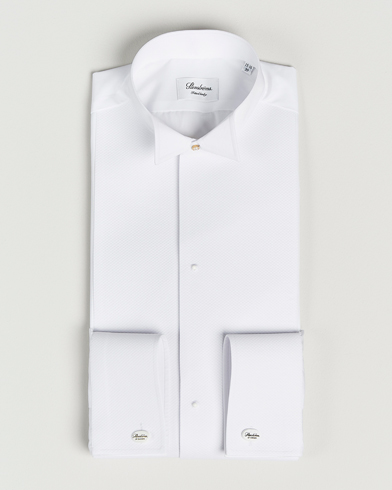 Herre | Smokingskjorter | Stenströms | Fitted Body Stand Up Collar Evening Shirt White