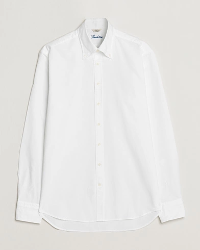 Herre | Skjorter | Stenströms | Fitted Body Oxford Shirt White