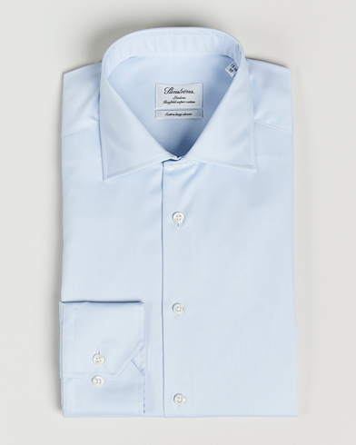 Herre | Skjorter | Stenströms | Slimline X-Long Sleeve Shirt Light Blue