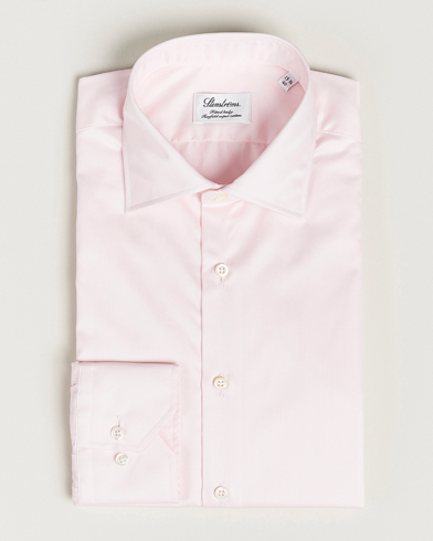Herre |  | Stenströms | Fitted Body Cut Away Shirt Pink