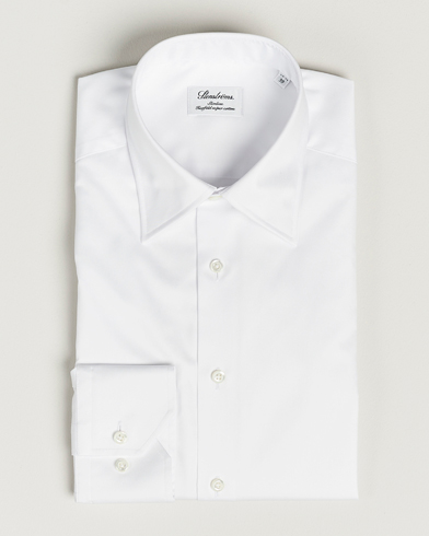 Herre |  | Stenströms | Slimline Kent Collar Shirt White
