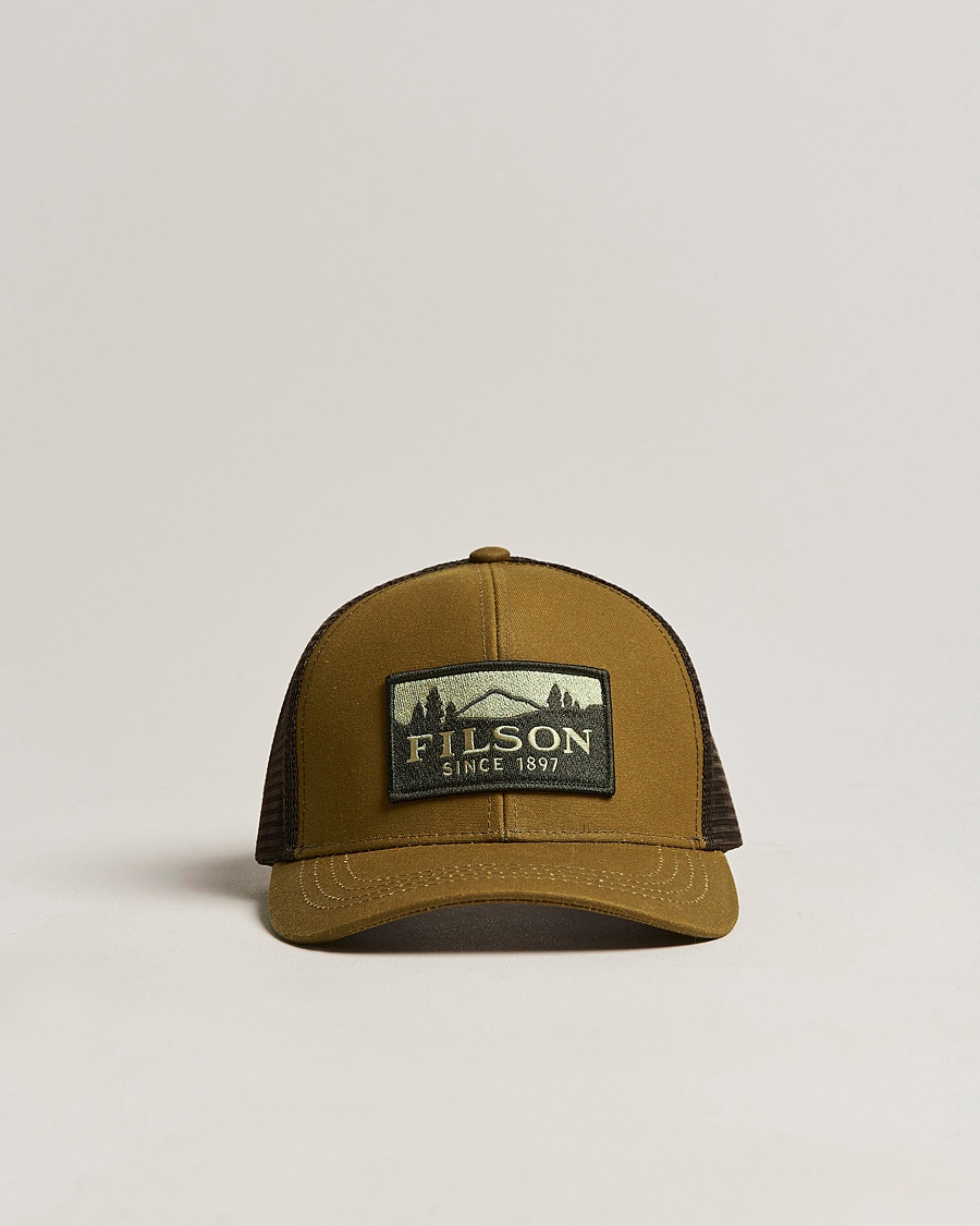Herre | Assesoarer | Filson | Logger Mesh Cap Dark Tan