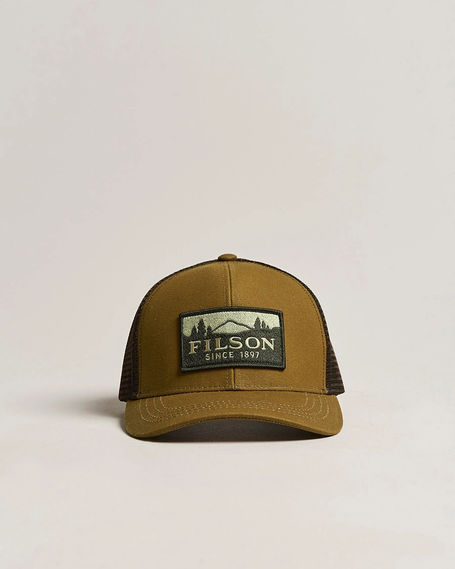 Filson Logger Mesh Cap Dark Tan – Brun