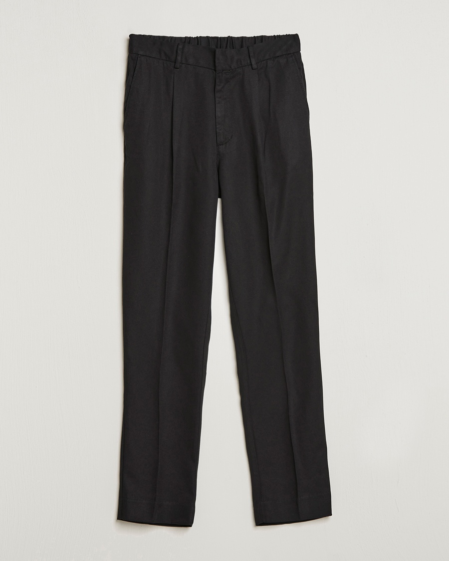 Herre | | A Day's March | Smart Trouser Tencel Black