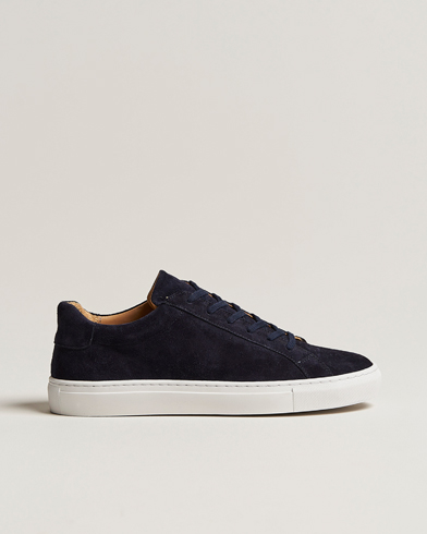 Herre |  | A Day's March | Marching Suede Sneaker Navy