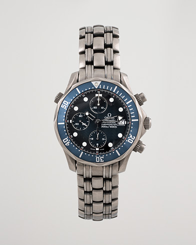 Herre |  | Omega Pre-Owned | Seamaster Diver 300M Chrono 2298.80.00 Titan Blue
