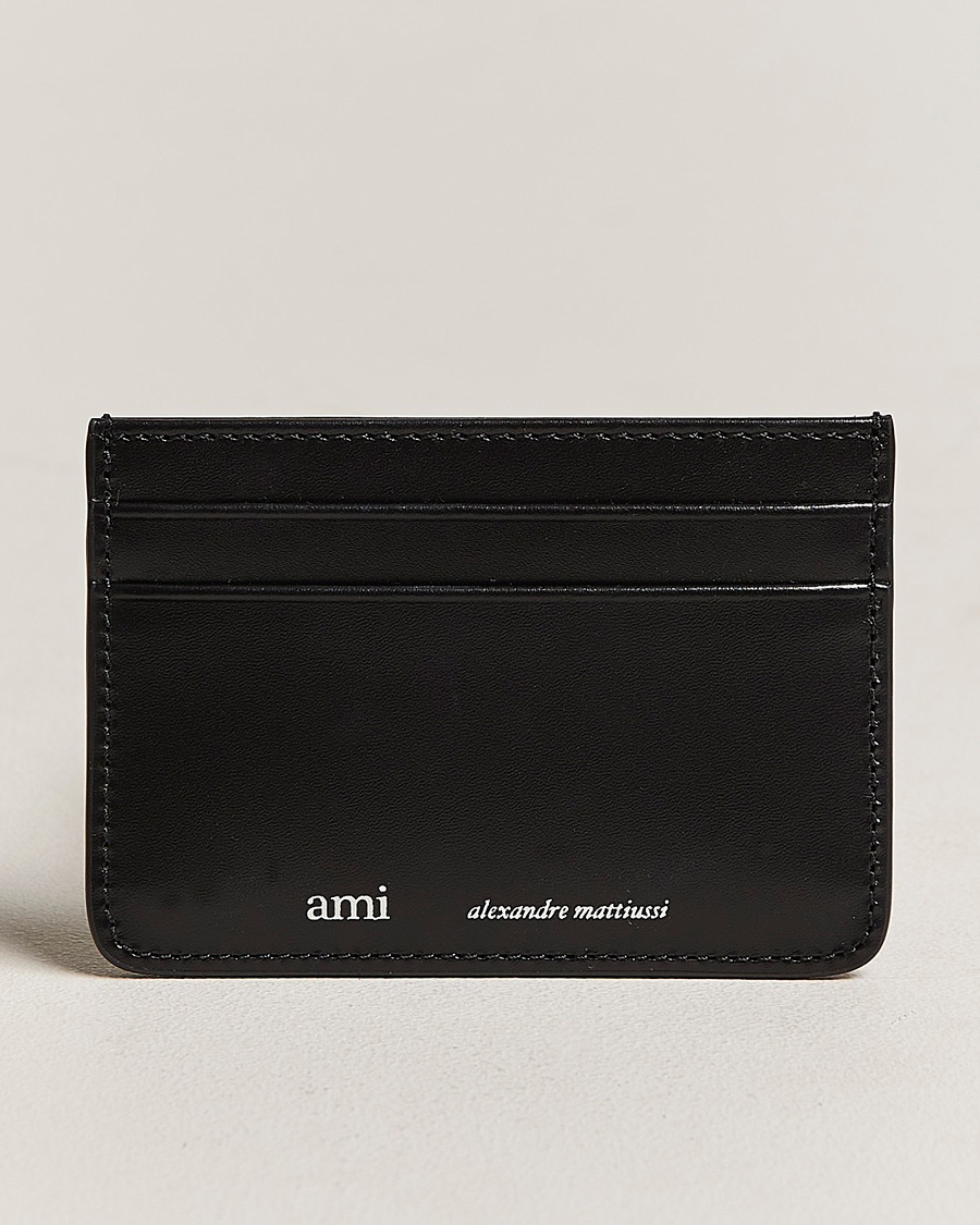Herre | | AMI | Leather Card Holder Black