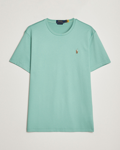 Herre | Nye produktbilder | Polo Ralph Lauren | Luxury Pima Cotton Crew Neck T-Shirt Essex Green
