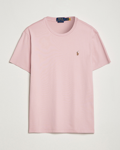 Herre |  | Polo Ralph Lauren | Luxury Pima Cotton Crew Neck T-Shirt Chino Pink