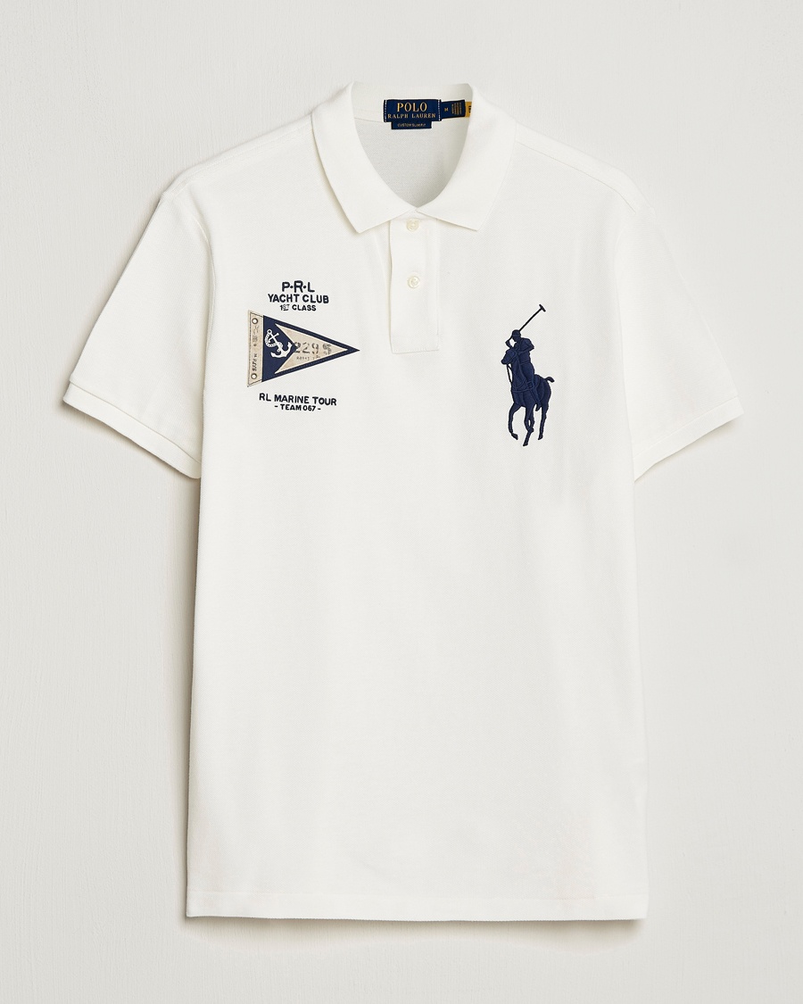 Herre | | Polo Ralph Lauren | Custom Slim Fit Regatta Polo Nevis White