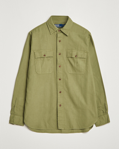 Herre |  | Polo Ralph Lauren | Cotton Overshirt Sage Olive