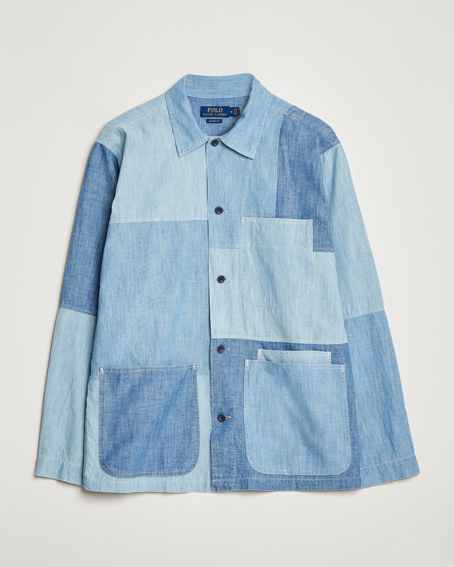 Herre | | Polo Ralph Lauren | Patchwork Denim Shirt Jacket Indigo
