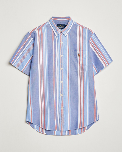 Herre |  | Polo Ralph Lauren | Striped Oxford Short Sleeve Shirt Multi