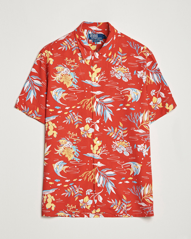 Herre | Kortermede skjorter | Polo Ralph Lauren | Printed Flower Short Sleeve Shirt Sun Sand Surf