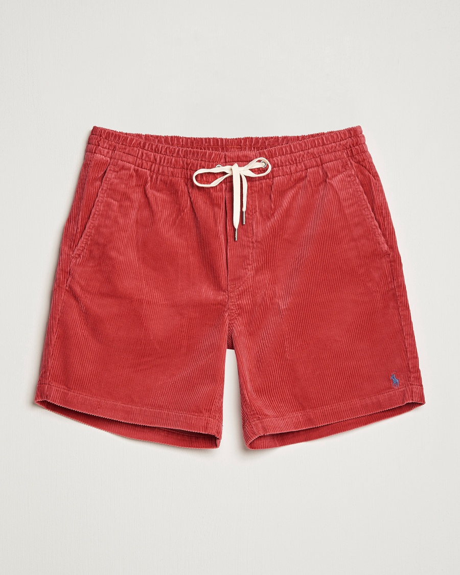 Herre | | Polo Ralph Lauren | Prepster Corduroy Drawstring Shorts Chili Pepper