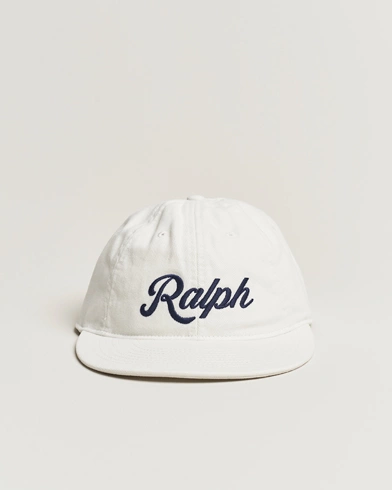 Herre | Caps | Polo Ralph Lauren | Ralph Cotton Twill Retro Cap Deckwash White