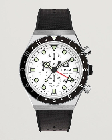 Herre | Klokker | Timex | Time Zone Chronograph 40mm  White Dial