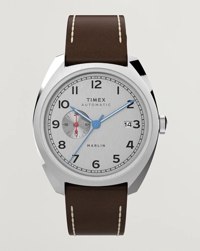 Herre | Klokker | Timex | Marlin Automatic 39mm Silver Dial