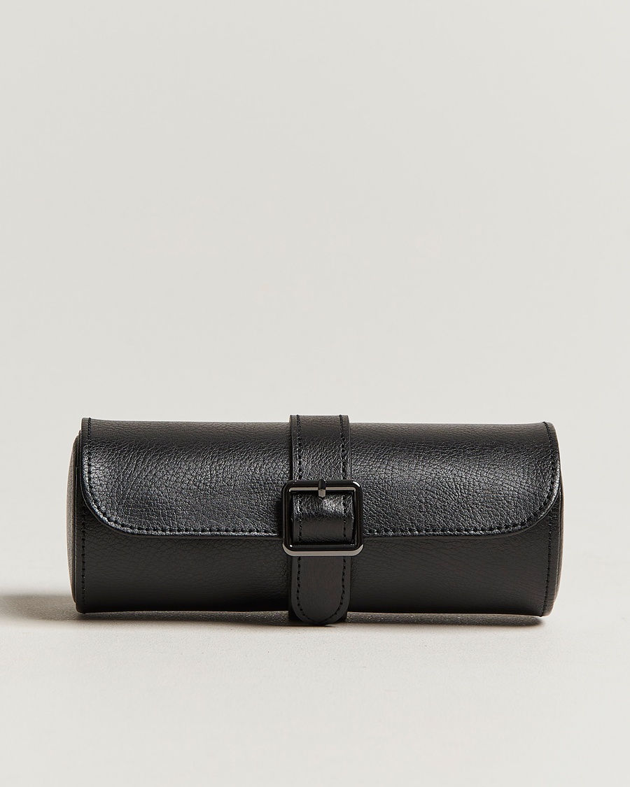 WOLF Triple Watch Roll Black – Svart