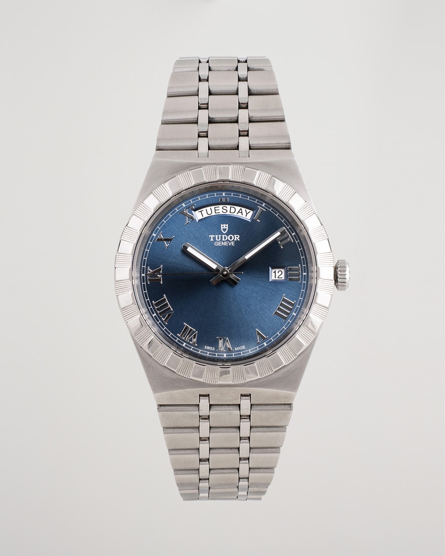 Brukt | | Tudor Pre-Owned | Royal Date Day 28600-91060 Steel Blue