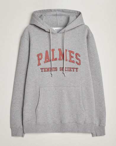 Herre |  | Palmes | Mats Hooded Sweater Grey Melange