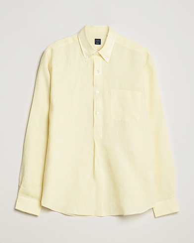 Herre |  | Beams F | Button Down Pullover Shirt Yellow
