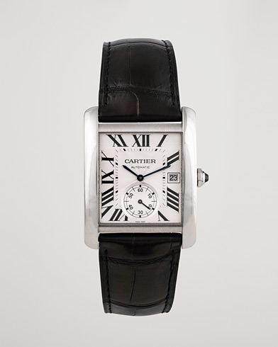 Herre | Pre-Owned & Vintage Watches | Cartier Pre-Owned | Tank MC W533003 Steel White
