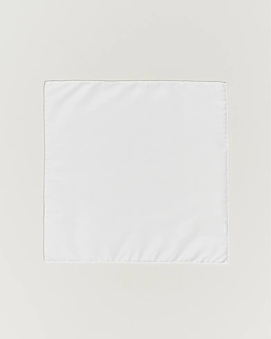 Herre | Lommetørklær | Eton | Signature Twill Pocket Square White