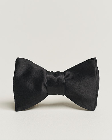 Herre | Sløyfer | Eton | Pre-Tied Silk Bow Tie Black