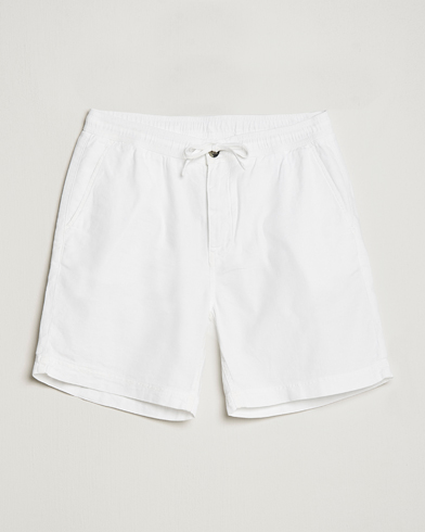 Herre | Linshorts | Morris | Fenix Linen Drawstring Shorts White