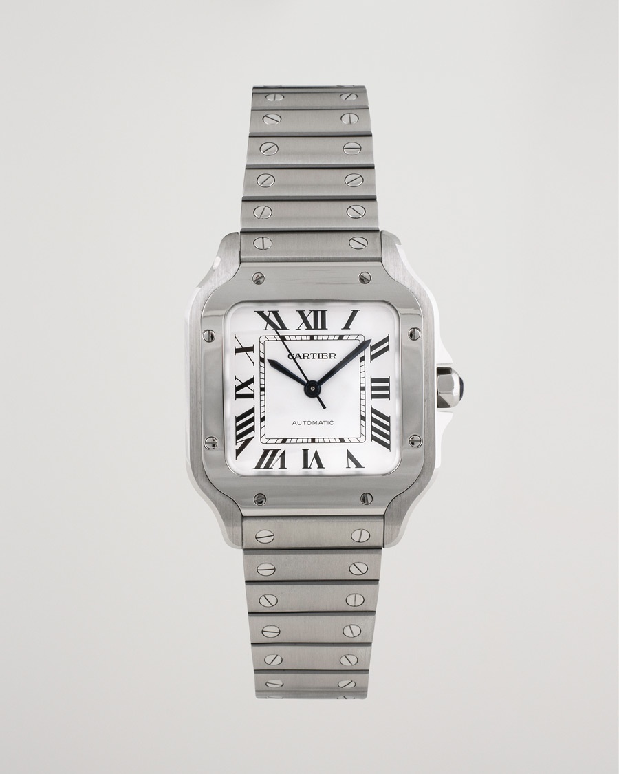 Brukt | | Cartier Pre-Owned | Santos De Cartier WSSA0029 Steel White
